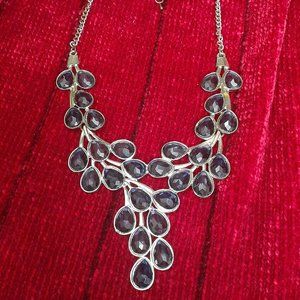 Gold & Blue Statement Necklace